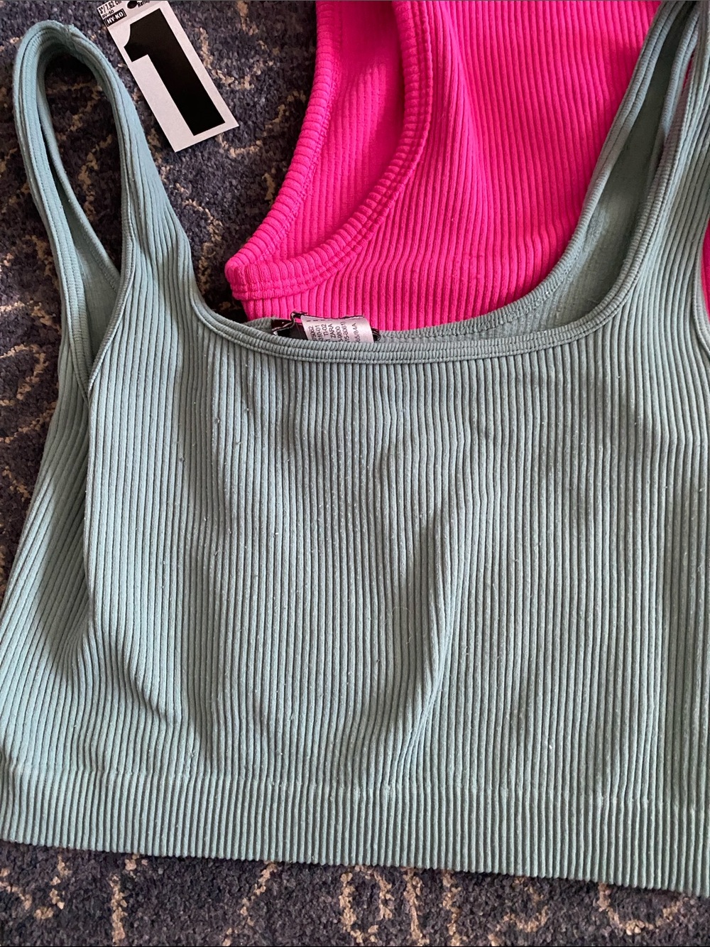 Women's Tank Tops Assorted Colors - Pink, Light Blue, Lime, Black, Cream - Picture 11 of 16